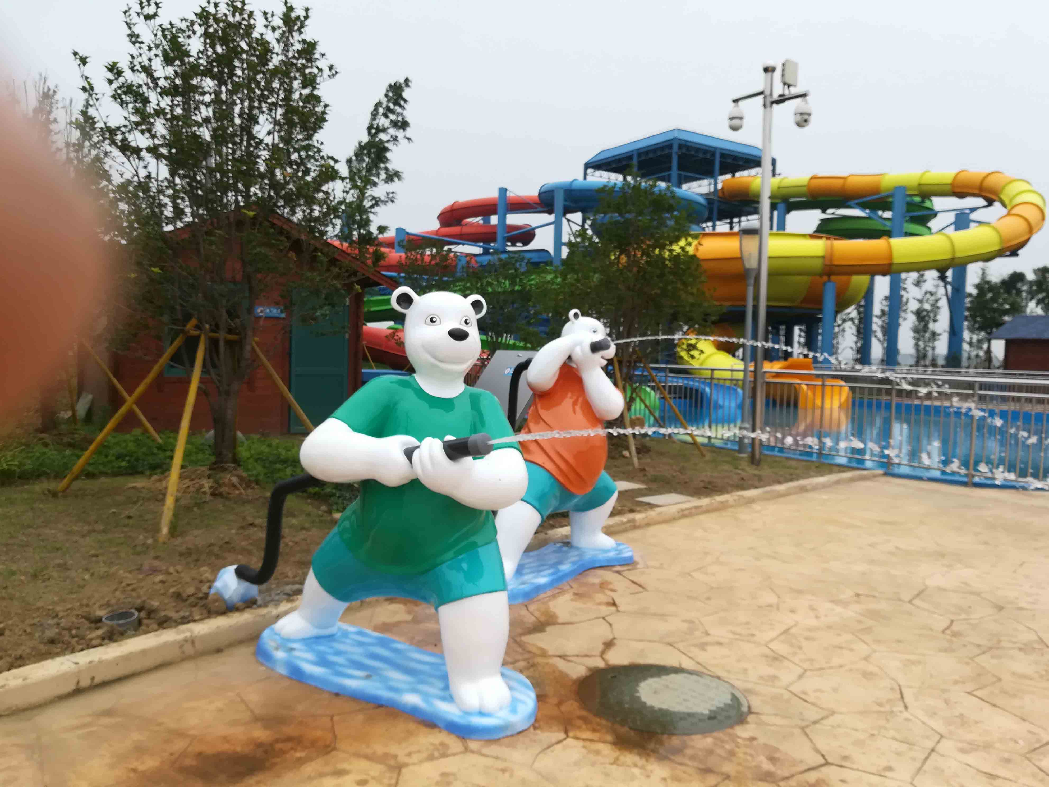 浙江哈啦水乐园雕塑喷泉互动娱乐项目